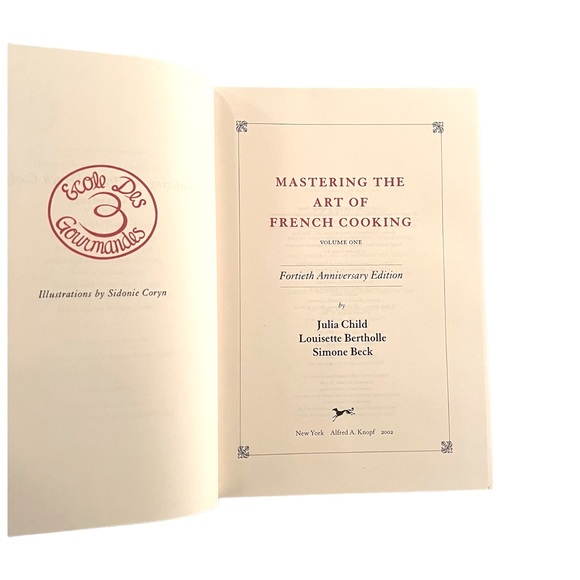 VTG 40th Anniversary Edition Mastering the Art of French Cooking by Julia Child - Picture 2 of 11